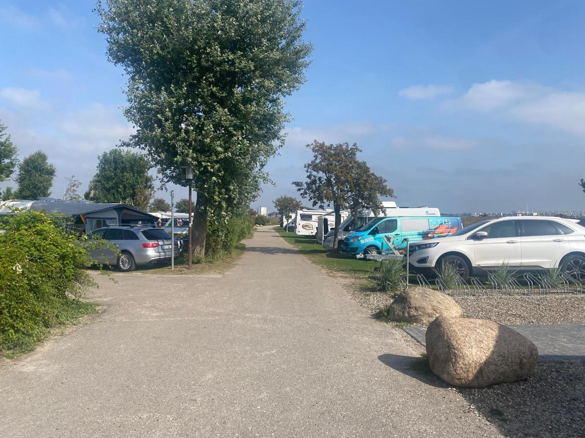 Wohnwagen Auf Dem Wulfenerhals Ca 150M Bis Zum Meer Fehmarn Dış mekan fotoğraf