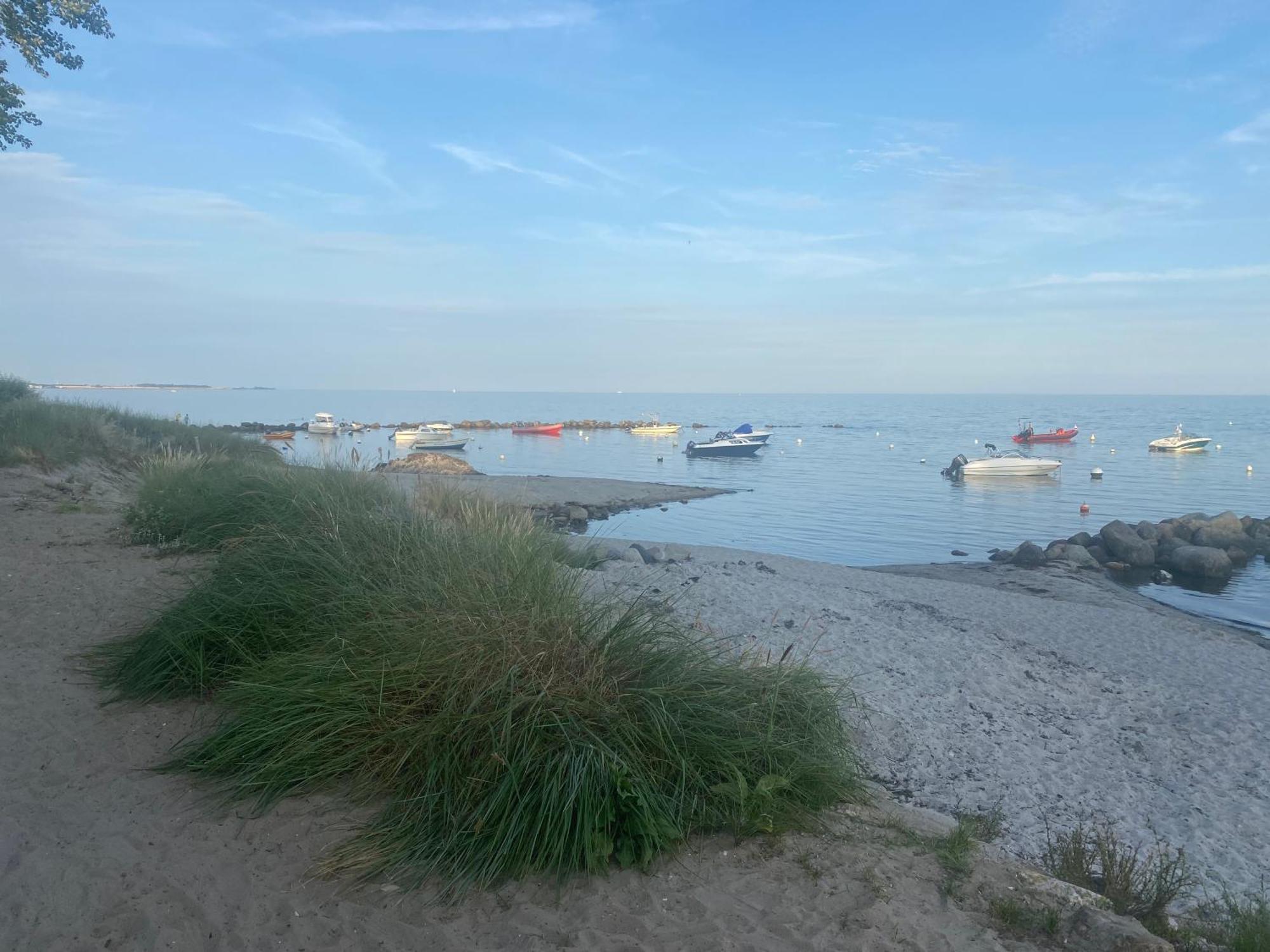 Wohnwagen Auf Dem Wulfenerhals Ca 150M Bis Zum Meer Fehmarn Dış mekan fotoğraf