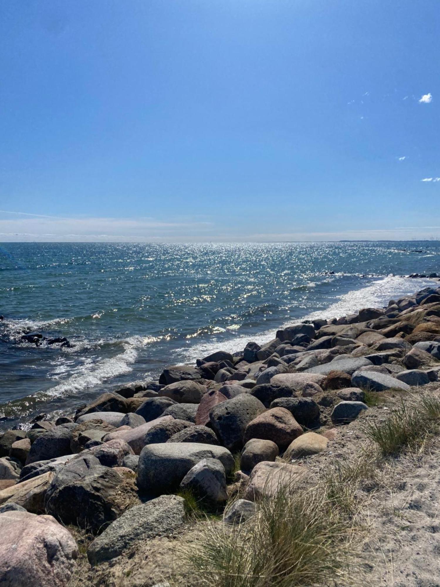 Wohnwagen Auf Dem Wulfenerhals Ca 150M Bis Zum Meer Fehmarn Dış mekan fotoğraf